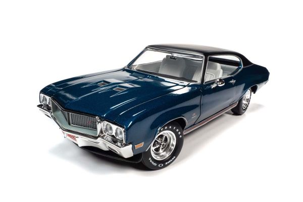 AMERICAN MUSCLE 1/18scale 1970 Buick Stage 1 Hemmings Muscle Machine Diplomat Blue  [No.AMM1242]