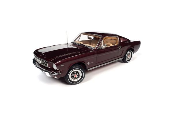 AMERICAN MUSCLE 1/18scale 1965 Ford Mustang 2 + 2 Burgundy  [No.AMM1248]
