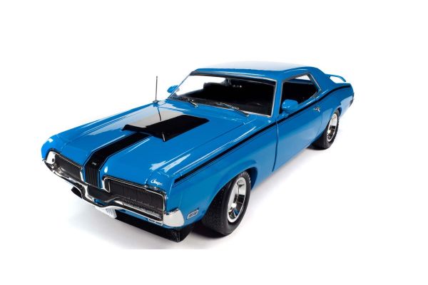 AMERICAN MUSCLE 1/18scale 1970 Mercury Cougar Hardtop (MCACN) Competition Blue  [No.AMM1253]