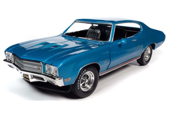 AMERICAN MUSCLE 1/18scale 1971 Buick Grand Sport Stage 1 (Class of 1971) Stratomist Blue  [No.AMM1257]