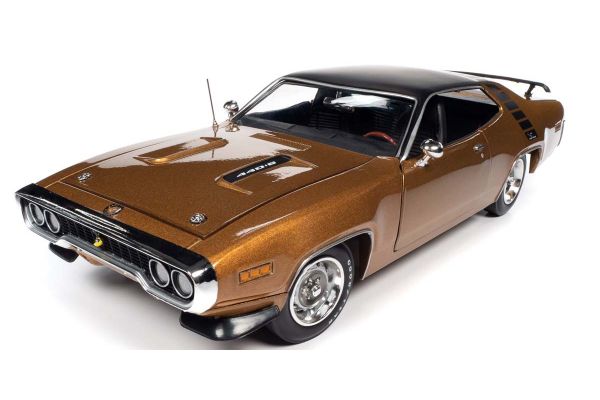 AMERICAN MUSCLE 1/18scale 1971 Plymouth Roadrunner HT (Class of 1971) GY8 Golg Leaf  [No.AMM1258]