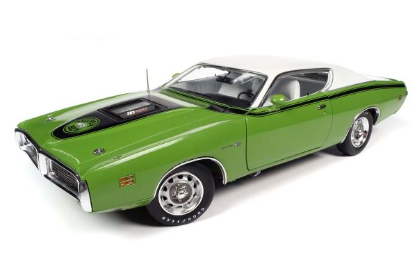 AMERICAN MUSCLE 1/18scale 1971 Dodge Charger Super Bee Green  [No.AMM1260]