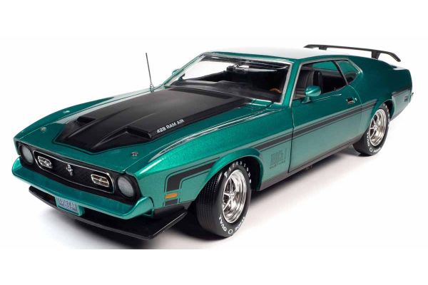 AMERICAN MUSCLE 1/18scale 1971 Ford Mustang Mach 1 Glover Green  [No.AMM1262]