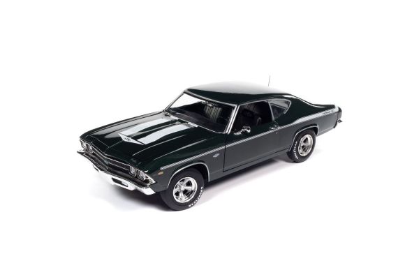 AMERICAN MUSCLE 1/18scale 1969 Yenko Chevy Chevelle Green / White line  [No.AMM1283]