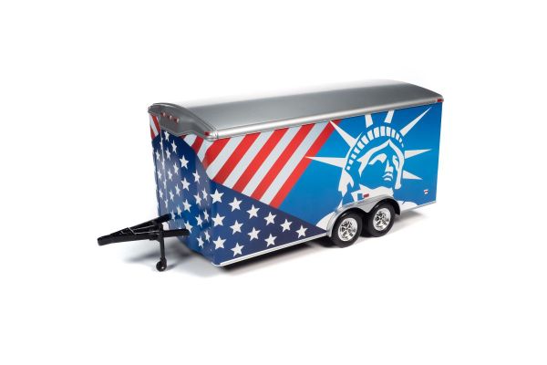 AMERICAN MUSCLE 1/18scale Closed Trailer Star-Spangled Banner / Statue of Liberty  [No.AMM1284]