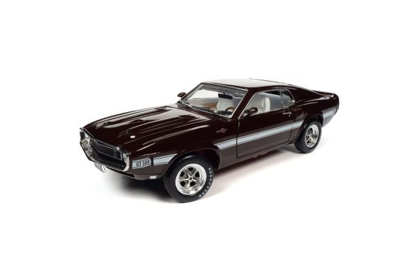 AMERICAN MUSCLE 1/18scale 1969 Shelby GT500 Mustang 2+2 Royal Maroon  [No.AMM1290]
