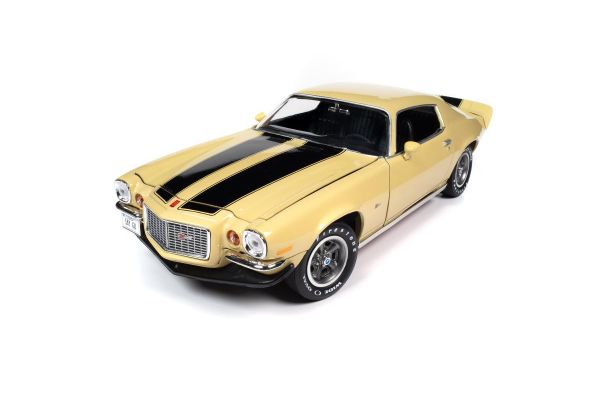 AMERICAN MUSCLE 1/18 1972 シェビー カマロ Z28 RS クリームイエロー  [No.AMM1311]