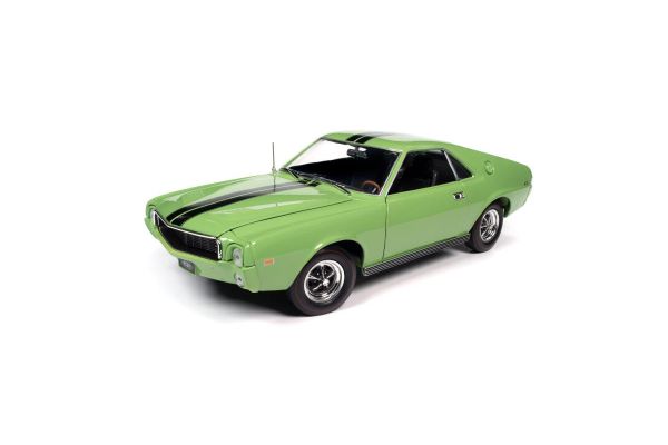 AMERICAN MUSCLE 1/18 1969 AMC AMX ハードトップ ビッグバットグリーン  [No.AMM1313]