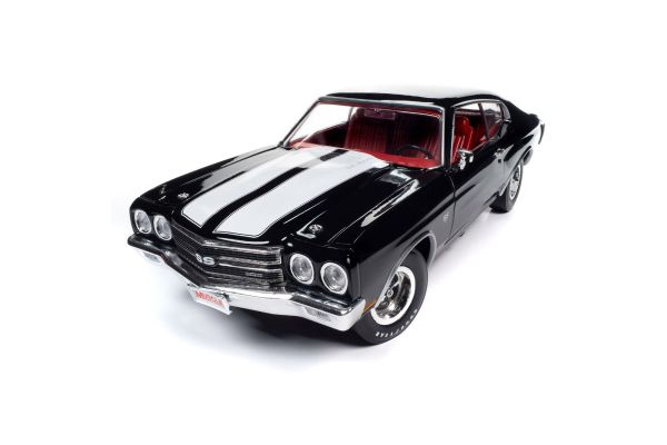 AMERICAN MUSCLE 1/18scale 1970 Chevy Chevelle Hemmings Black  [No.AMM1317]