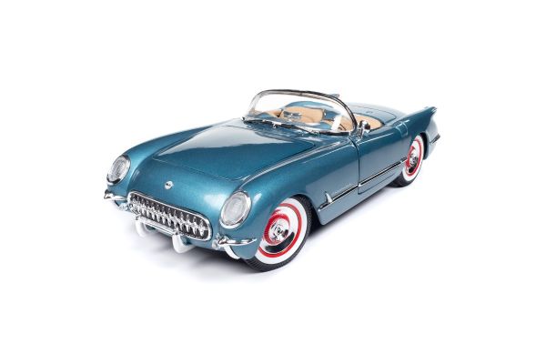 AMERICAN MUSCLE 1/18scale 1954 Chevy Corvette Convertible Pennant Blue  [No.AMM1341]