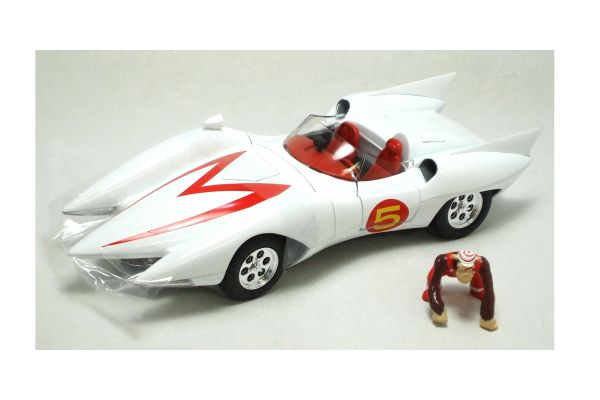 AMERICAN MUSCLE 1/18scale Speed Racer Mach 5 WHITE / RED [No.AMM971]