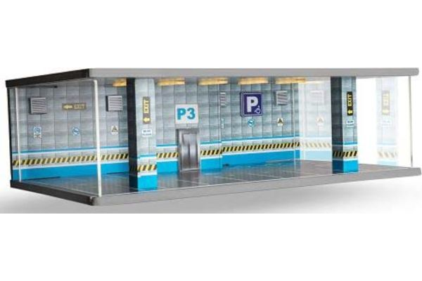 ATLANTIC CASE 1/64scale Assembled Diorama Parking P3 Blue Floor  [No.ATL30303N]