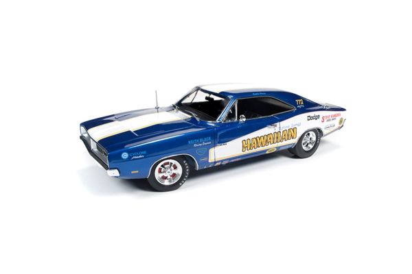 AMERICAN MUSCLE 1/18scale 1969 Dodge Charger Hawaiian Funny Car Blue Metallic [No.AW231]