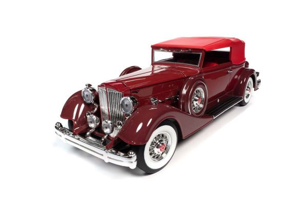 AUTO WORLD 1/18scale 1934 Packard V12 Victoria Soft Top Red  [No.AW271]