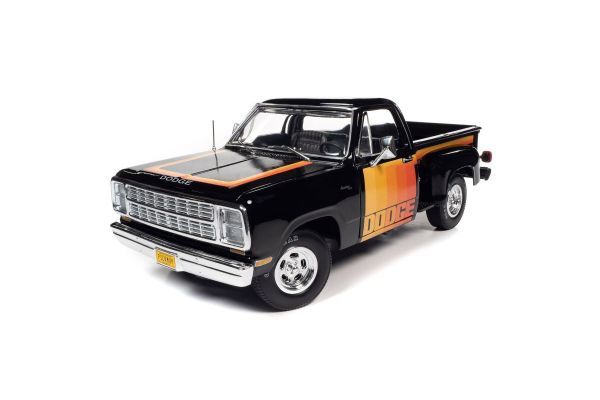 AMERICAN MUSCLE 1/18scale 1980 Dodge Pickup Step Side Black  [No.AW291]
