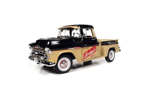 AUTO WORLD 1/18scale 1957 Chevy 3100 Stepside Pickup 