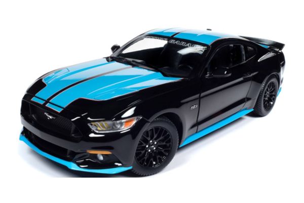 AUTO WORLD 1/18scale 2015 Ford Mustang Petty's Garage Black/Blue  [No.AW321]