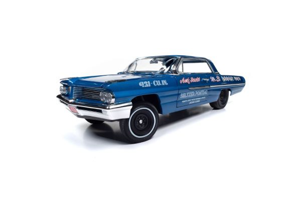 AUTO WORLD 1/18 1962 ポンティアック カタリナ レジェンド オブ ザ クォーター マイル コード E エンサインブルー  [No.AW323]