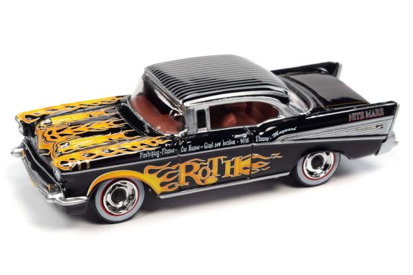 AUTO WORLD 1/64scale 1957 Chevy Bel Air Ed 