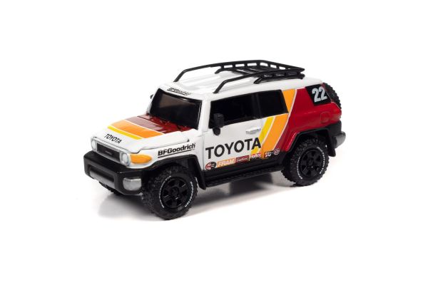 AUTO WORLD 1/64scale Toyota FJ Cruiser Race #22 White/Red/Yellow - 2007  [No.AWSCM131]