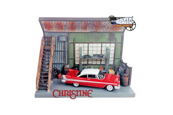AMERICAN MUSCLE 1/64scale Christine Darnell Garage Diorama + 1958 Primus Fury Set  [No.AWSD001]