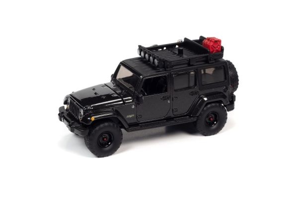 AUTO WORLD 1/64scale 2017 Jeep Wrangler Sahara Unlimited Black Offroad  [No.AWSP077B]