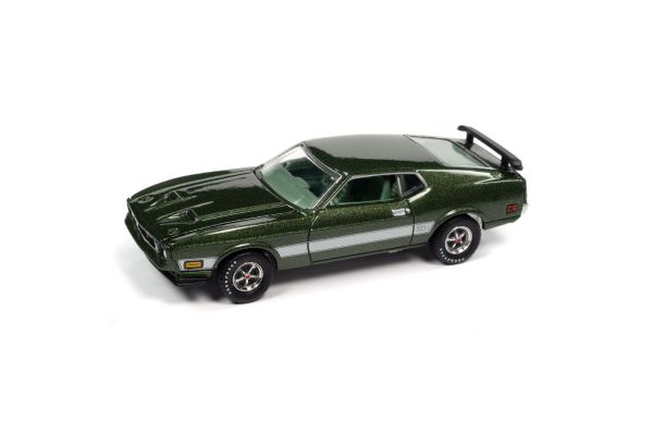 AUTO WORLD 1/64scale 1973 Ford Mustang Mach 1 Ivy Gloss Green  [No.AWSP099B]