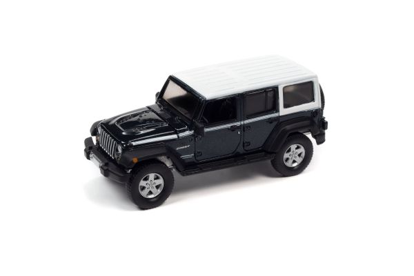 AUTO WORLD 1/64scale 2017 Jeep Wrangler Chief Rhino Color (Gray) / White  [No.AWSP108B]