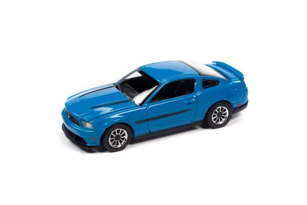 AUTO WORLD 1/64scale 2012 Ford Mustang GT / CS Glover Blue / Black  [No.AWSP112A]