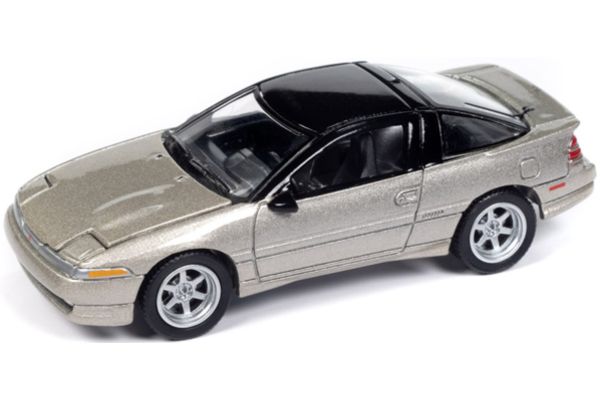 AUTO WORLD 1/64scale 1990 Mitsubishi Eclipse (First Generation Pre-Facelift) LaSalle Silver/Black  [No.AWSP149A]