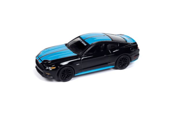 AUTO WORLD 1/64scale 2015 Petty's Garage Mustang GT Gloss Black/Petty Blue  [No.AWSP151B]