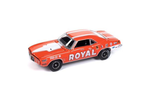 AUTO WORLD 1/64scale 1969 Royal Bobcat Pontiac Firebird Carousel Red/Graphic  [No.AWSP152A]