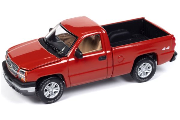 AUTO WORLD 1/64scale 2003 Chevy Silverado Fleetside Victory Red  [No.AWSP154A]