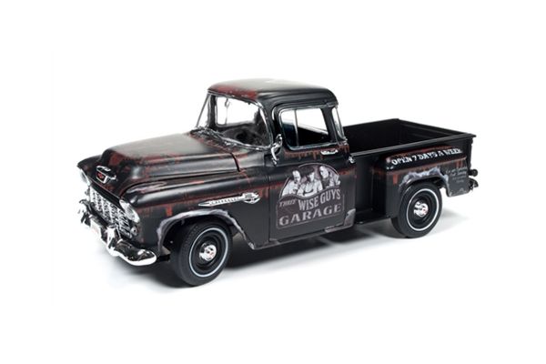 AUTO WORLD 1/18scale 1955 Chevy Stepside Pick Up 