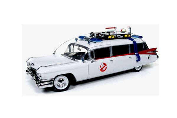 AUTO WORLD 1/18scale 1959 Cadillac Ambulance ECTO-1 From Ghostbusters  [No.AWSS118]