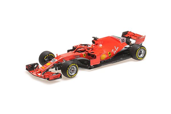 MINICHAMPS 1/18 フェラーリ SF71H カルロス・サインツJr. フィオラノ 1月テスト 2021 PBBR211895
