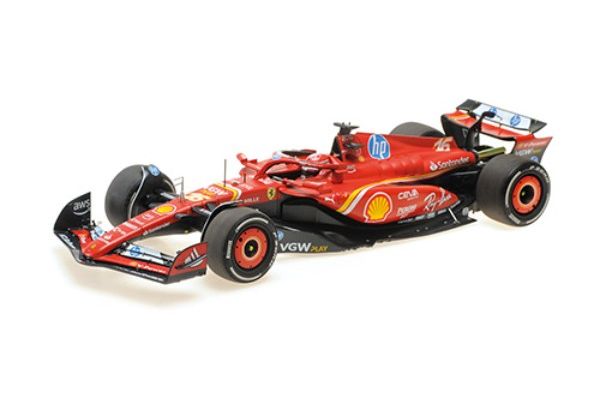 MINICHAMPS 1/18 フェラーリ SF-24 シャルル･ルクレール モナコGP 2024 ウィナー  [No.PBBR241836]