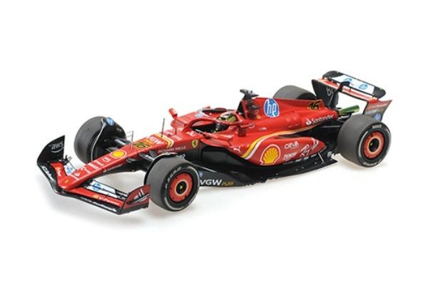 MINICHAMPS 1/18 フェラーリ SF-24 シャルル･ルクレール イタリアGP 2024 ウィナー  [No.PBBR241846]