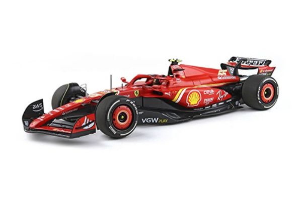 MINICHAMPS 1/18 フェラーリ SF-24 カルロス･サインツ オーストラリアGP 2024 ウィナー  [No.PBBR241855]