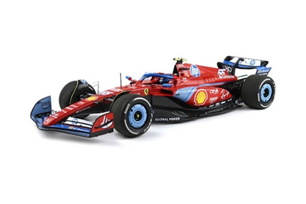 MINICHAMPS 1/18 フェラーリ SF-24 カルロス･サインツ マイアミGP 2024  [No.PBBR241865]
