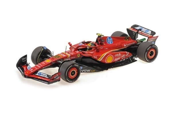 MINICHAMPS 1/18 フェラーリ SF-24 カルロス･サインツ イタリアGP 2024  [No.PBBR241885]