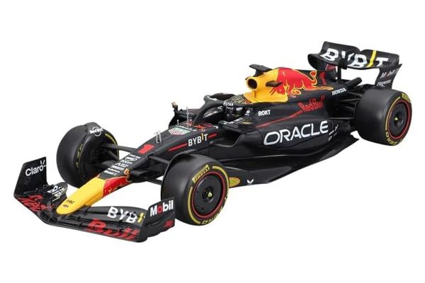 Bburago 1/18 オラクル レッドブル レーシング RB19(2023) No.1 アブダビGP ウィナー M.フェルスタッペン ドライバー付  [No.BUR18003V]