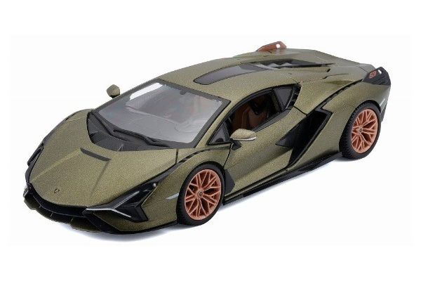Bburago 1/24 ランボルギーニ シアン FKP37 メタリックマットグリーン  [No.BUR21099MTG]