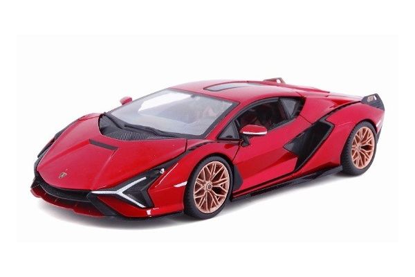 Bburago 1/24 ランボルギーニ シアン FKP37 レッド  [No.BUR21099R2]