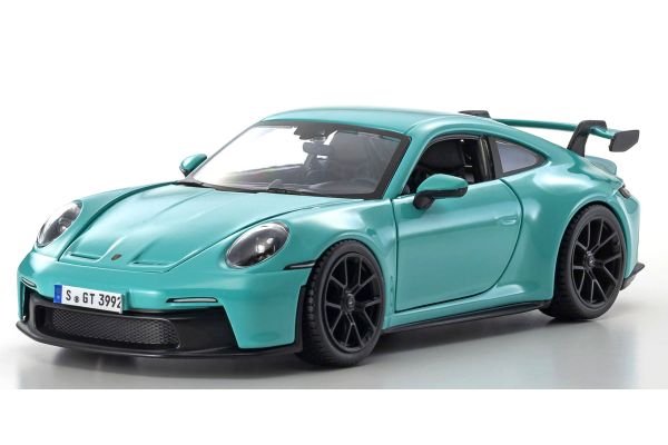 Bburago 1/24scale Porsche 911 (992) GT3 2021 Mint Green  [No.BUR21104MG]