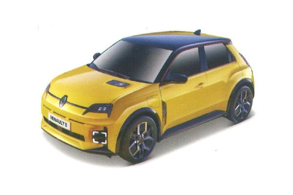 Bburago 1/24 ルノー 5 E-Tech イエロー  [No.BUR21113Y]