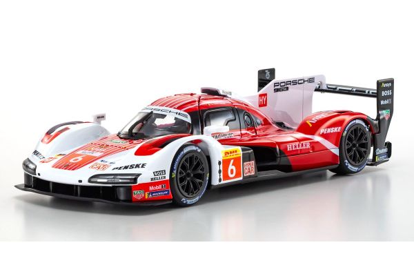 Bburago 1/24 ポルシェ 963 2024 No,6 ホワイト/レッド ウィンドウボックス  [No.BUR28042]