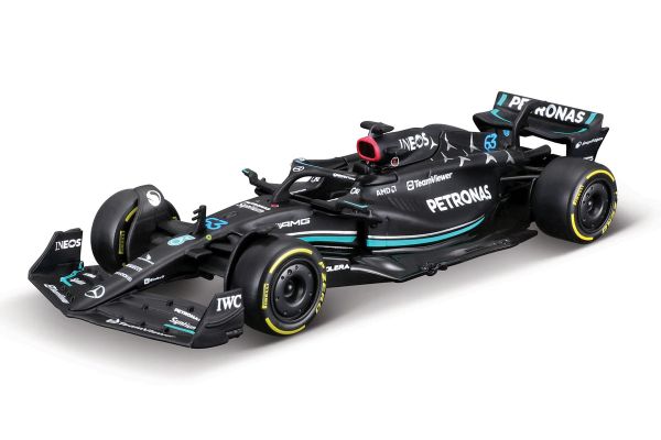 Bburago 1/43scale Mercedes-AMG Petronas F1 Team W14 (2023) E Performance No. 63 G. Russell  [No.BUR38080R]