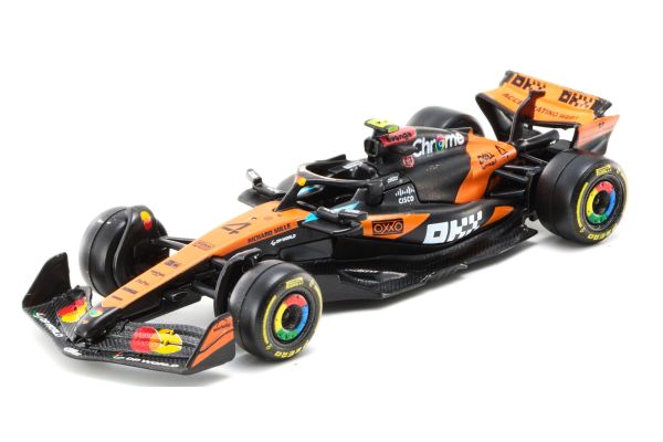 Bburago 1/64 マクラーレン F1チーム MCL39 2025 オーストラリアGP No,4 L.ノリス クリアケース/ドライバー無  [No.BUR58007N]
