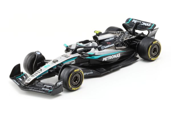 Bburago 1/64 メルセデス-AMG ペトロナス F1チーム Team W16 2025 オーストラリアGP No,12 K.アントネッリ クリアケース/ドライバー無  [No.BUR58008A]